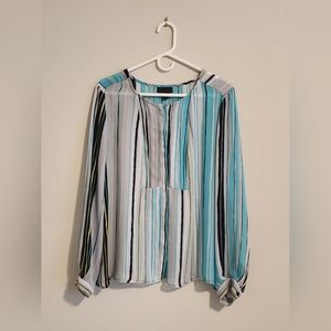 Worthington Women's Striped Blouse